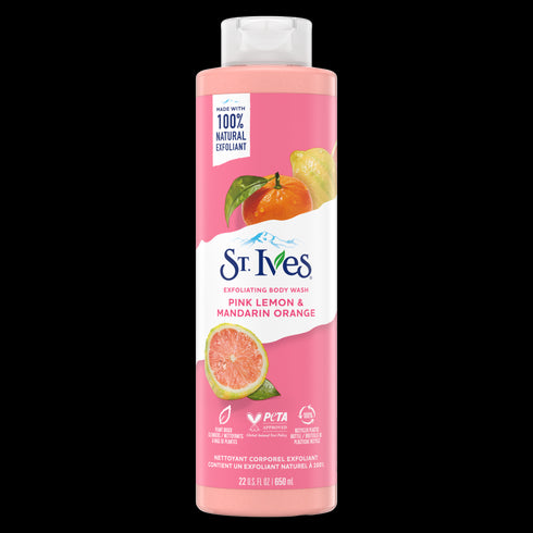 St. Ives Body Wash Pink Lemon & Mandarin Orange 22oz